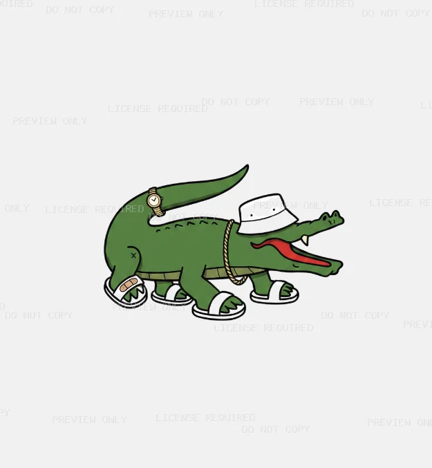 Estampa #Crocodileswag