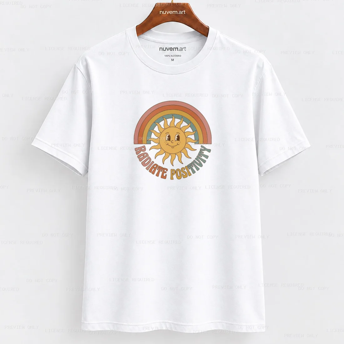 Estampa de Camiseta Termocolante Digital DTF Pronta Para Aplicar na Roupa Moda Feminina 2026 Premium | Arco-Íris