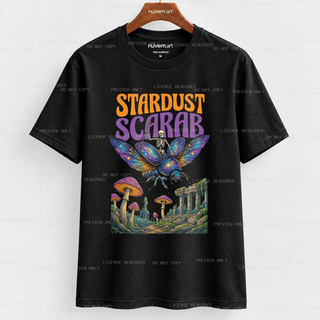 Estampa de Camiseta Termocolante Digital DTF Pronta Para Aplicar na Roupa Moda Feminina 2026 Premium | Estrelas Universo