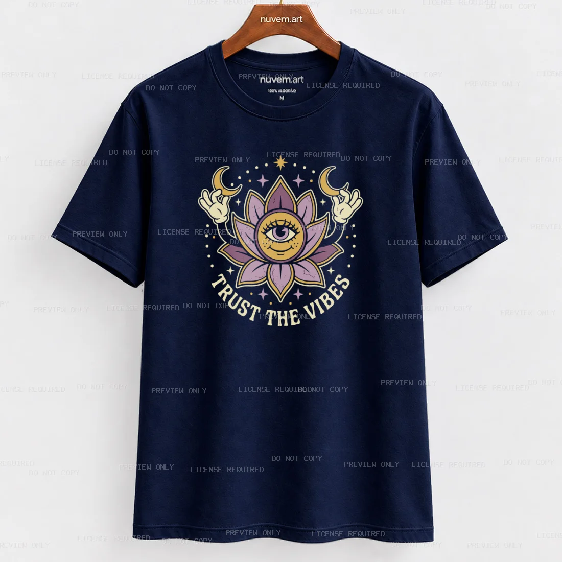 Estampa de Camiseta Termocolante Digital DTF Pronta Para Aplicar na Roupa Moda Feminina 2026 Premium | Frase e Confiança