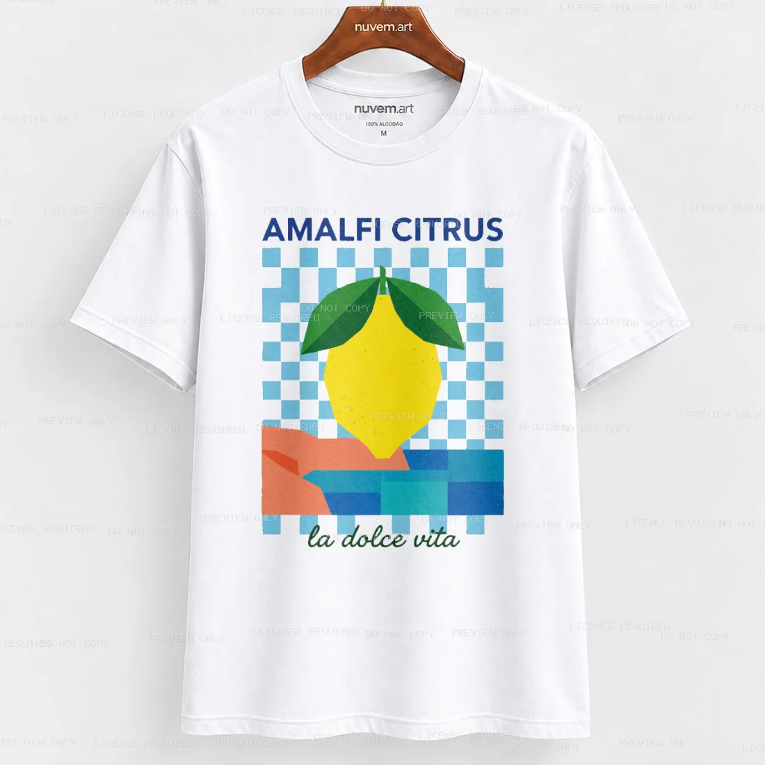 Estampa de Camiseta Termocolante Digital DTF Pronta Para Aplicar na Roupa Moda Feminina 2026 Premium | Limões Itália
