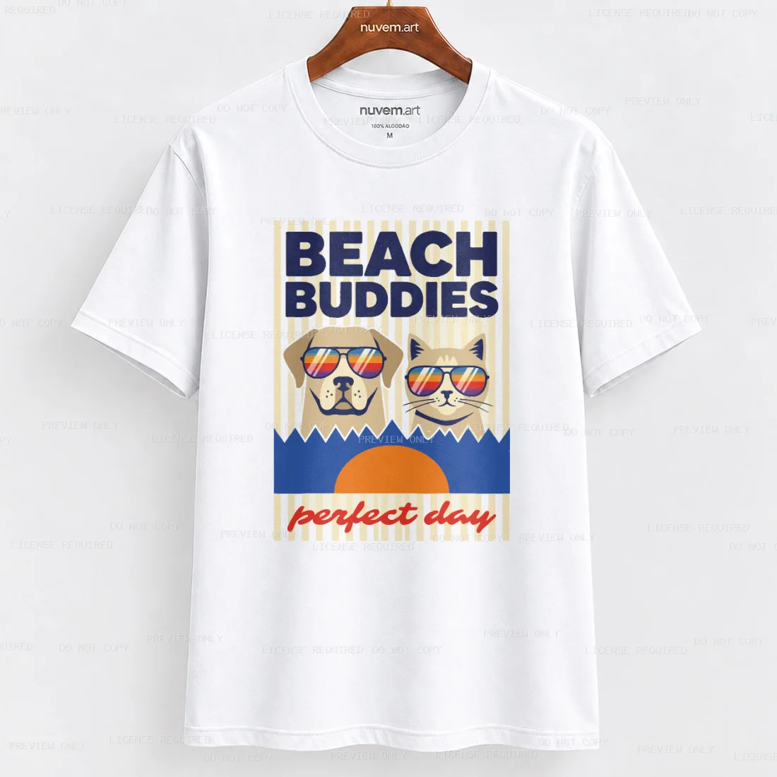 Estampa de Camiseta Termocolante Digital DTF Pronta Para Aplicar na Roupa Moda Feminina 2026 Premium | Praia e Amigos