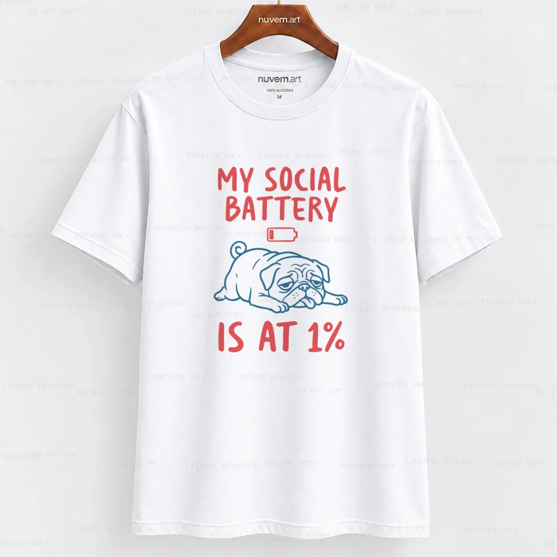 Estampa de Camiseta Termocolante Digital DTF Pronta Para Aplicar na Roupa Moda Feminina 2026 Premium | Cão Divertido 2