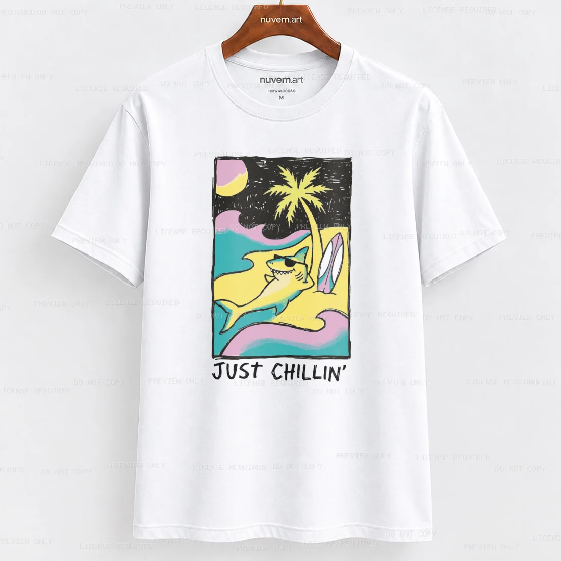Estampa de Camiseta Termocolante Digital DTF Pronta Para Aplicar na Roupa Moda Feminina 2026 Premium | Frase Relaxante 2
