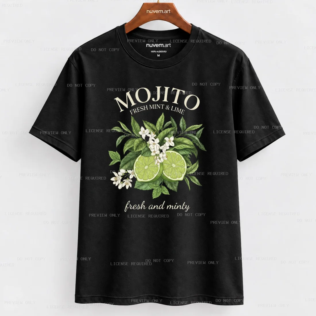 Estampa de Camiseta Termocolante Digital DTF Pronta Para Aplicar na Roupa Moda Feminina 2026 Premium | Cítricos e Verã 2