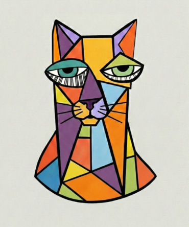 Estampa #Abstractcat