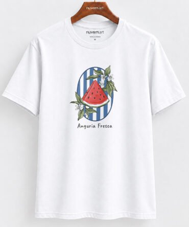 Estampa de Camiseta Termocolante Digital DTF Pronta Para Aplicar na Roupa Moda Feminina 2026 Premium | Melancia e Verão