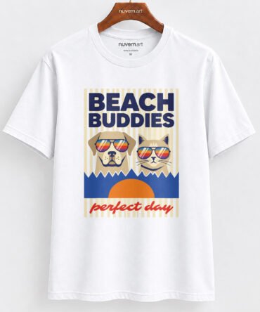 Estampa de Camiseta Termocolante Digital DTF Pronta Para Aplicar na Roupa Moda Feminina 2026 Premium | Praia e Amigos