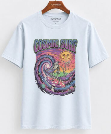 Estampa de Camiseta Termocolante Digital DTF Pronta Para Aplicar na Roupa Moda Feminina 2026 Premium | Surfe e Universo