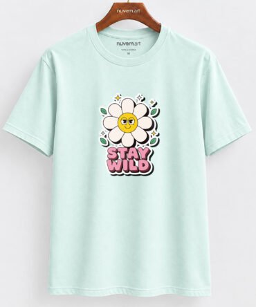 Estampa de Camiseta Termocolante Digital DTF Pronta Para Aplicar na Roupa Moda Feminina 2026 Premium | Flores Selvagen 1