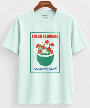 Estampa de Camiseta Termocolante Digital DTF Pronta Para Aplicar na Roupa Moda Feminina 2026 Premium | Flores Delicadas