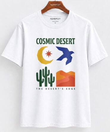 Estampa de Camiseta Termocolante Digital DTF Pronta Para Aplicar na Roupa Moda Feminina 2026 Premium | Deserto em Grade