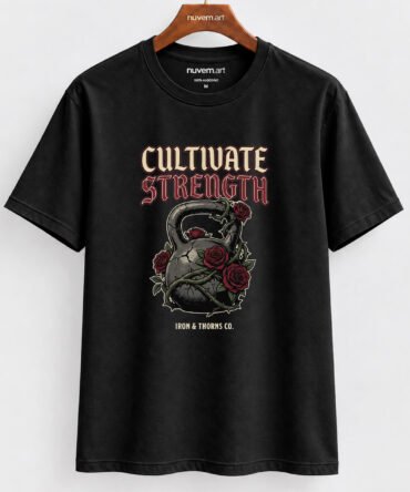 Estampa de Camiseta Termocolante Digital DTF Pronta Para Aplicar na Roupa Moda Feminina 2026 Premium | Espinhos e Rock