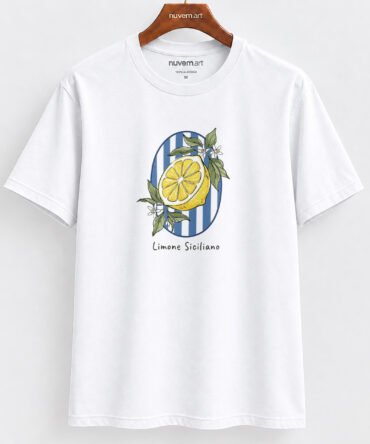 Estampa de Camiseta Termocolante Digital DTF Pronta Para Aplicar na Roupa Moda Feminina 2026 Premium | Limões Sicilianos