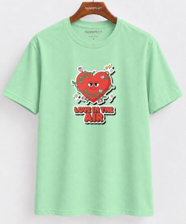 Estampa de Camiseta Termocolante Digital DTF Pronta Para Aplicar na Roupa Moda Feminina 2026 Premium | Amor e Frase 1