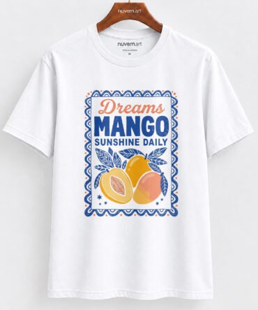 Estampa de Camiseta Termocolante Digital DTF Pronta Para Aplicar na Roupa Moda Feminina 2026 Premium | Manga e Sol