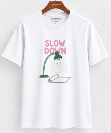 Estampa de Camiseta Termocolante Digital DTF Pronta Para Aplicar na Roupa Moda Feminina 2026 Premium | Frase Relaxante 3