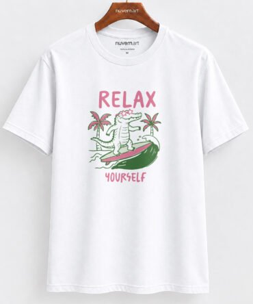 Estampa de Camiseta Termocolante Digital DTF Pronta Para Aplicar na Roupa Moda Feminina 2026 Premium | Onda e Frase