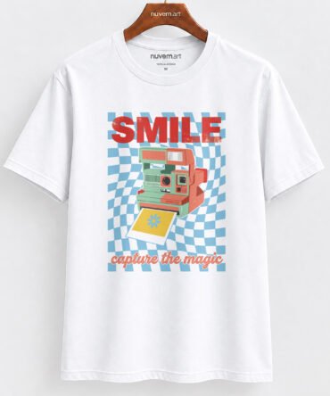 Estampa de Camiseta Termocolante Digital DTF Pronta Para Aplicar na Roupa Moda Feminina 2026 Premium | Sorriso e Foto