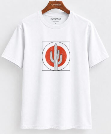 Estampa de Camiseta Termocolante Digital DTF Pronta Para Aplicar na Roupa Moda Feminina 2026 Premium | Sol e Cacto