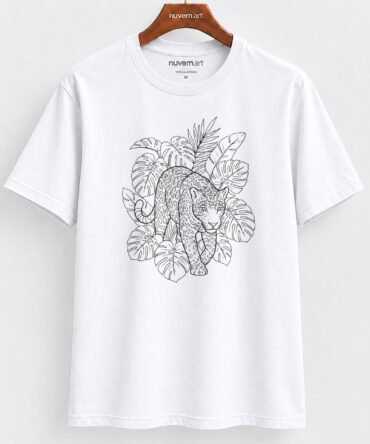Estampa de Camiseta Termocolante Digital DTF Pronta Para Aplicar na Roupa Moda Feminina 2026 Premium | Tigre e Listras
