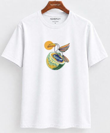 Estampa de Camiseta Termocolante Digital DTF Pronta Para Aplicar na Roupa Moda Feminina 2026 Premium | Tucano Colorido