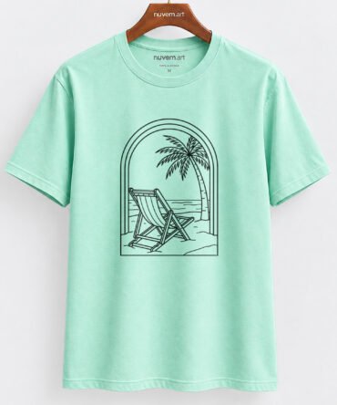 Estampa de Camiseta Termocolante Digital DTF Pronta Para Aplicar na Roupa Moda Feminina 2026 Premium | Janela e Paraíso